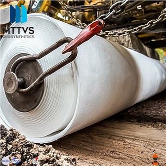 Tessuto geotessile non tessuto agugliato con fibre PET